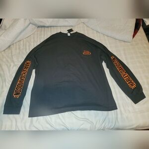 Harley-Davidson Countryside, Illinois Black and Orange Long Sleeve Shirt 3xl